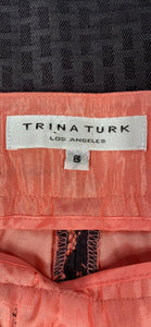 Vintage Trina Turk Black Lace Pants